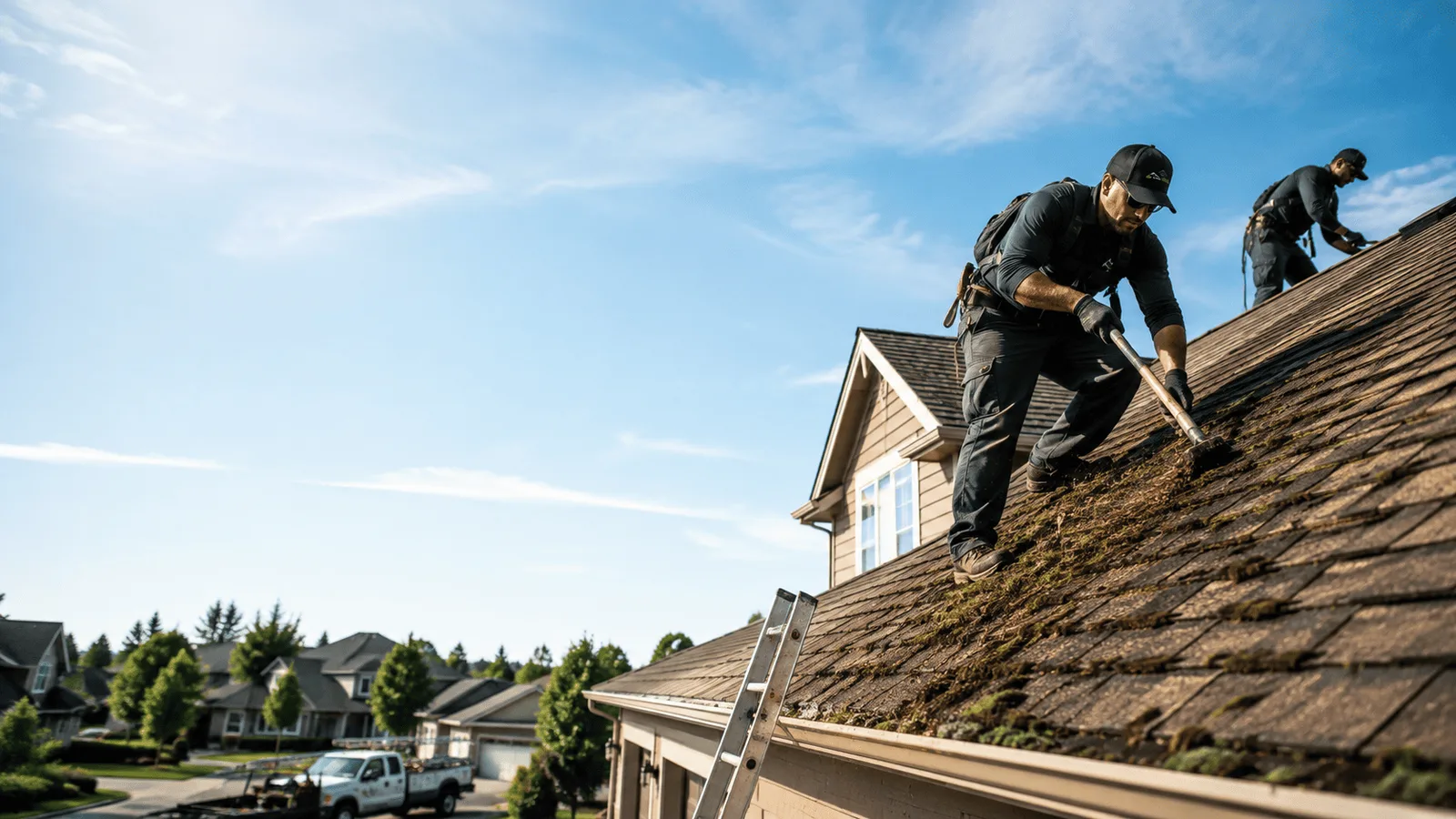 Roof Moss Removal in Northbrook, IL near me